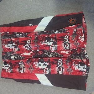 Boys flow society medium Chicago hoops lacrosse shorts